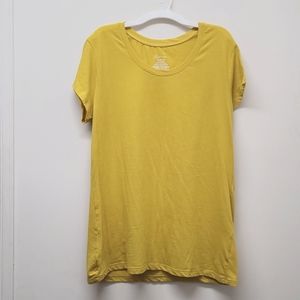 🦋 Yellow Short Sleeve Top - Size XXL/2XG